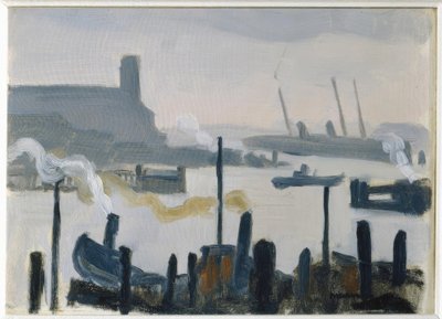 Port of Hamburg by Albert Marquet