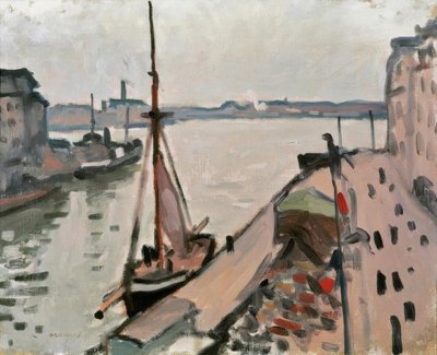 Quay with Fishing Boats by Albert Marquet