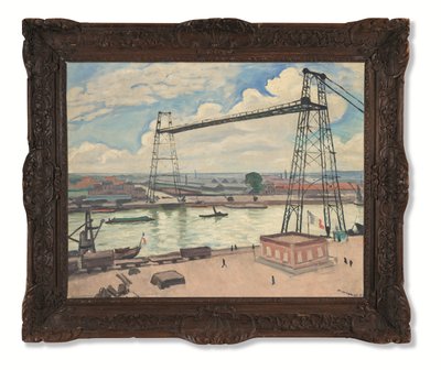 Rouen, the Transporter Bridge by Albert Marquet