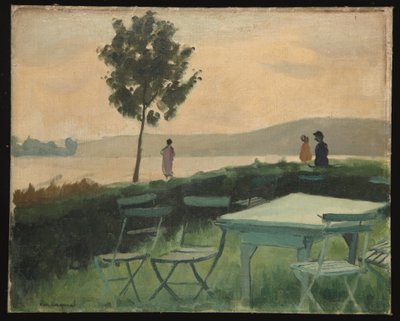 Terrace at Vieux-Port by Albert Marquet