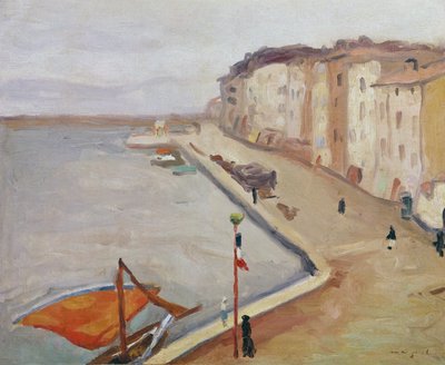 The Port of Saint-Tropez by Albert Marquet