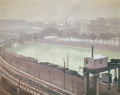 The River Seine at Grenelle by Albert Marquet