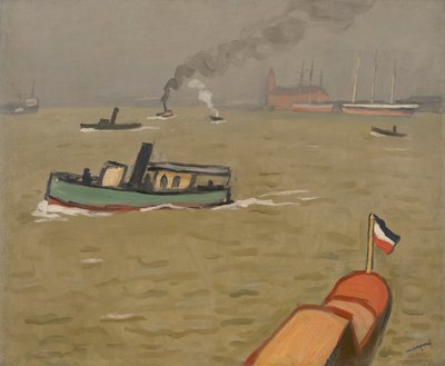 Vedette in Hamburg by Albert Marquet