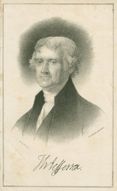 Thomas Jefferson, 1840 by Albert Newsam