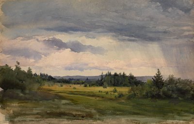 Landscape by Albert Nikolaevich Benois
