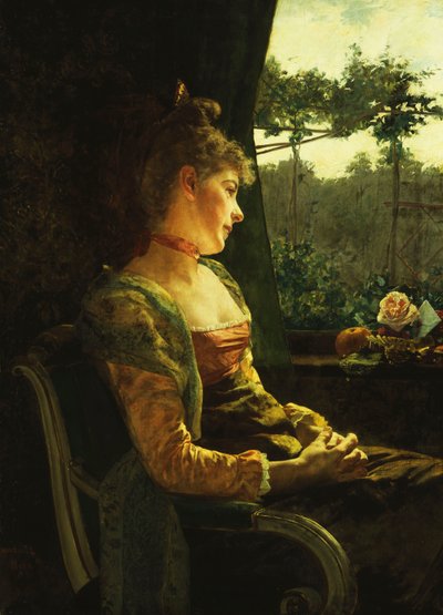 Daydreams, 1891 by Albert Raudnitz