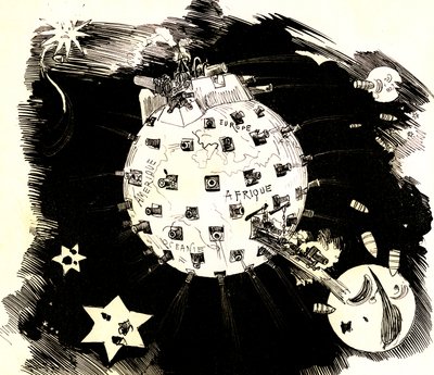 Planet Earth at War by Albert Robida
