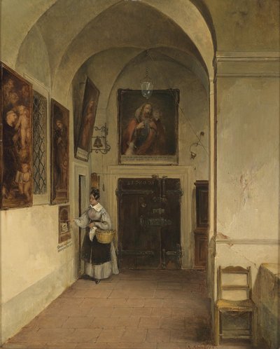 In the Cloister by Albert Schindler