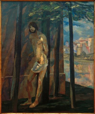 Sebastian at the Wall by Albert Weisgerber