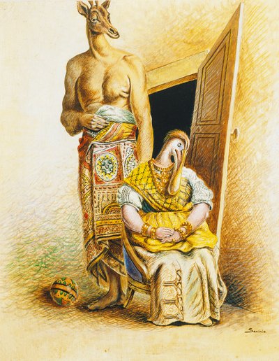 Departure of the Prodigal Son by Alberto  Savinio