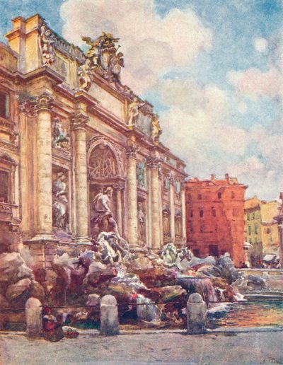 Fountain of Trevi, c. 1905 by Alberto Pisa