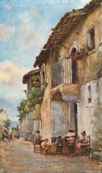 Old Houses, Taormina by Alberto Pisa