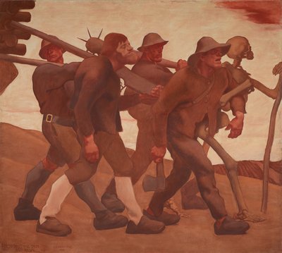 The Dance of Death from the Year Nine by Albin Egger Lienz