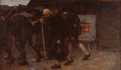 After the Peace Agreement by Albin Egger Lienz