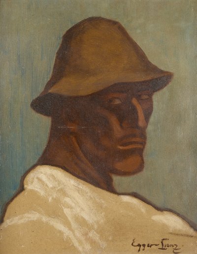 Study Head from: Dance of Death by Albin Egger Lienz