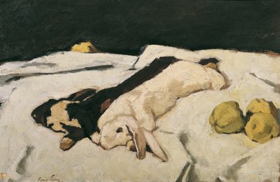 Dead Hares by Albin Egger Lienz