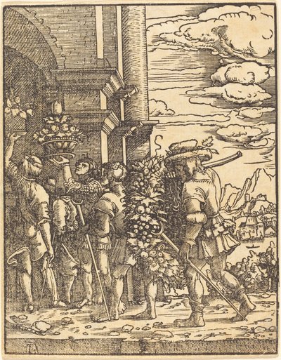 Joshua and Caleb by Albrecht Altdorfer