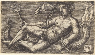 Neptune on a Sea Monster by Albrecht Altdorfer