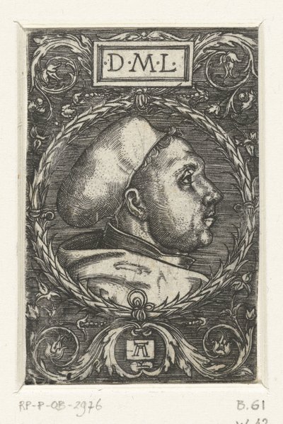 Portrait of Martin Luther by Albrecht Altdorfer