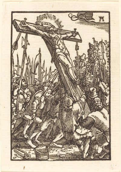 Raising of the Cross by Albrecht Altdorfer
