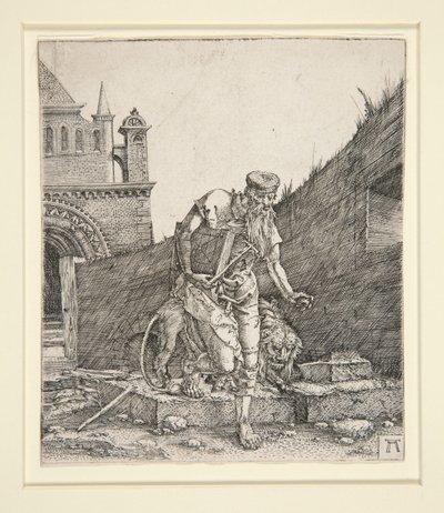 St. Jerome by a Wall by Albrecht Altdorfer