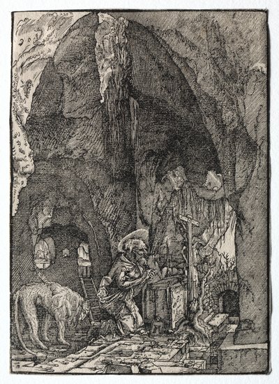 St. Jerome in the Cave by Albrecht Altdorfer