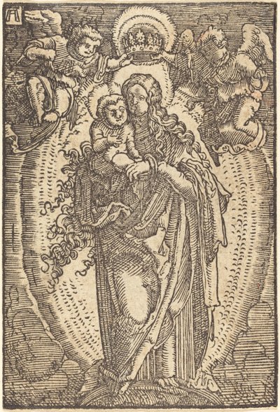 The Virgin Crowned by Angels by Albrecht Altdorfer