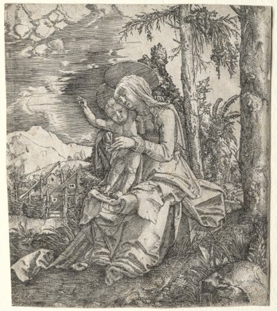 The Virgin in a Landscape by Albrecht Altdorfer