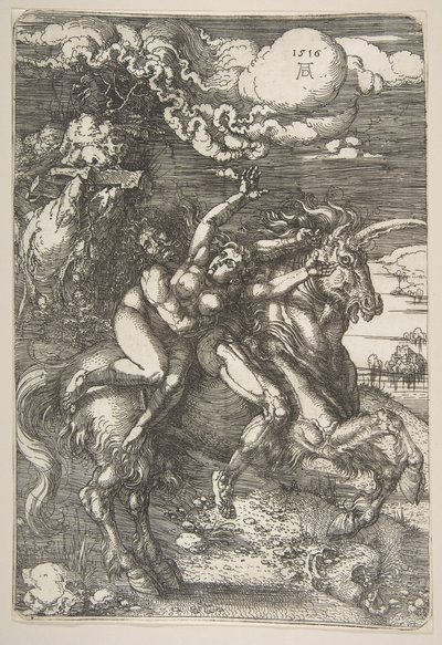 Abduction of Proserpine by Albrecht Dürer