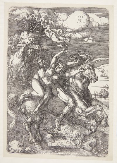 Abduction on a Unicorn by Albrecht Dürer