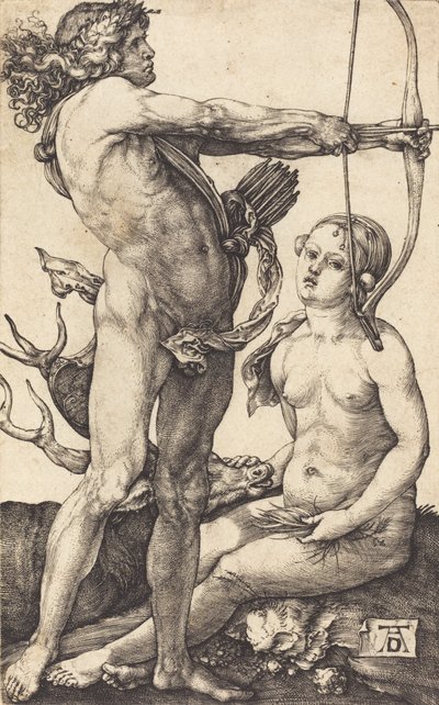 Apollo and Diana, 1504-1505 by Albrecht Dürer