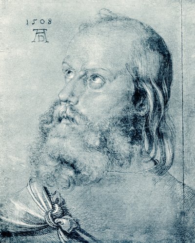 Apostle Head by Albrecht Dürer