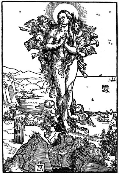 Ascension of Maria Magdalena by Albrecht Dürer