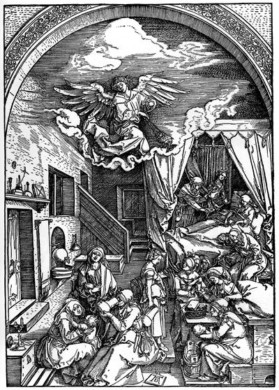 Birth of the Virgin, 1502-1505 by Albrecht Dürer