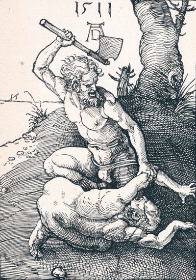Cain Slaying Abel, 1511 by Albrecht Dürer