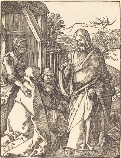 Christ Taking Leave from His Mother by Albrecht Dürer