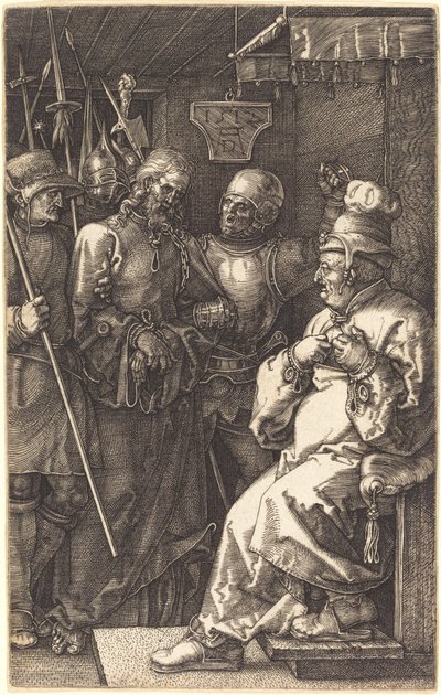 Christ before Caiaphas by Albrecht Dürer