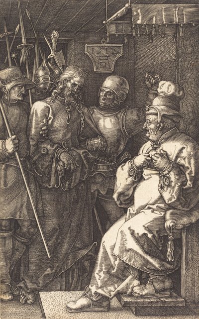 Christ before Caiaphas by Albrecht Dürer