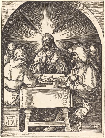 Christ in Emmaus by Albrecht Dürer