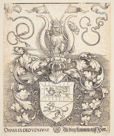 Coat-of-Arms of Lorenz Staiber by Albrecht Dürer