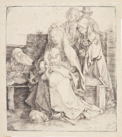 The Holy Family, Six Persons by Albrecht Dürer