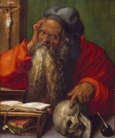 Saint Jerome in His Study. 1521 by Albrecht Dürer