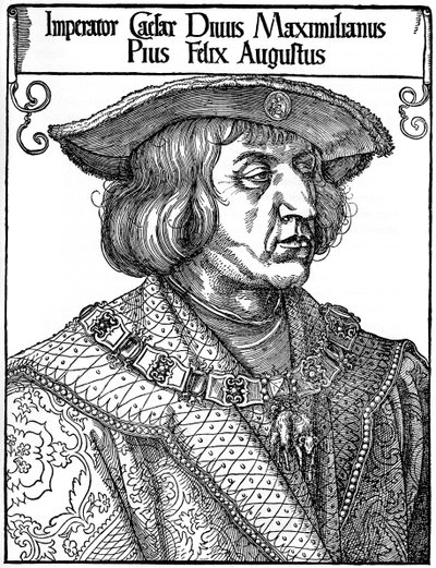 Emperor Maximilian I, 1519, 1936 by Albrecht Dürer