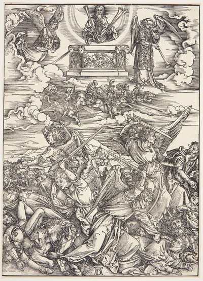 Four Avenging Angels of Euphrates by Albrecht Dürer