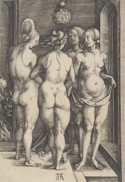 Four Naked Women, 1497 by Albrecht Dürer