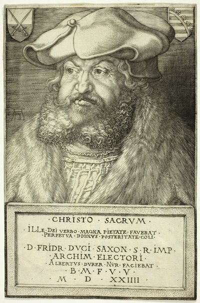 Frederick the Wise, Elector of Saxony by Albrecht Dürer