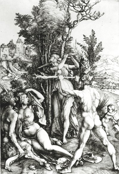Hercules at the crossroad, 1498 by Albrecht Dürer