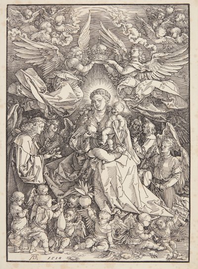 Madonna Queen of Angels by Albrecht Dürer