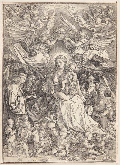 Madonna Queen of Angels by Albrecht Dürer