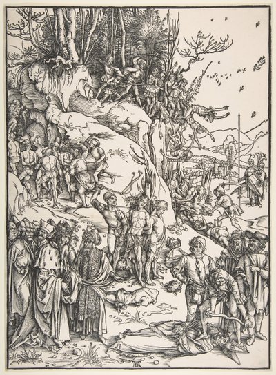 Martyrdom of the Ten Thousand by Albrecht Dürer